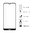 Full Coverage Tempered Glass Screen Protector for Nokia 4.2 - Black